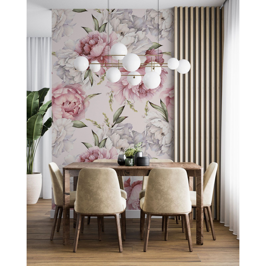 Papier peint motif XL - Motif floral