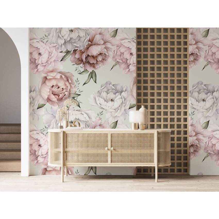 Papier peint motif XL - Motif floral