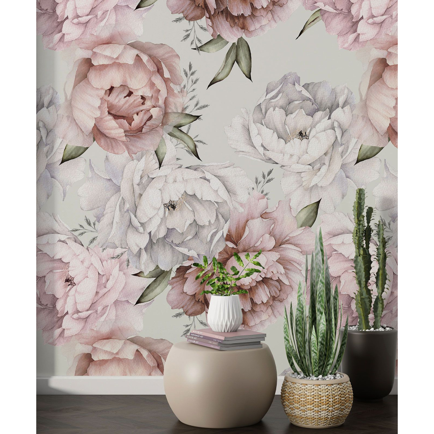 Papier peint motif XL - Motif floral