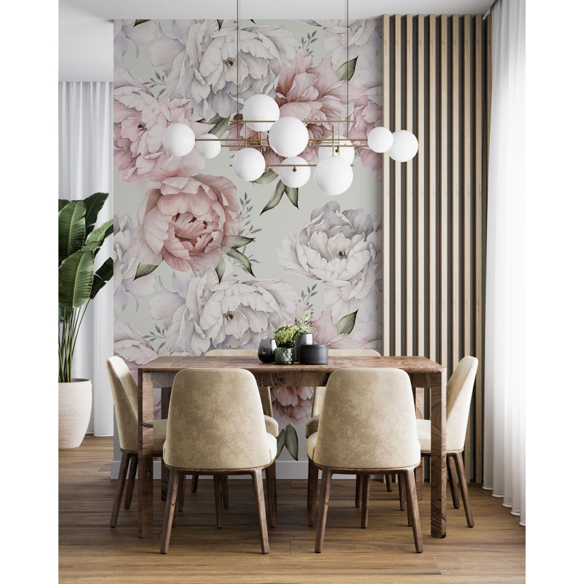 Papier peint motif XL - Motif floral