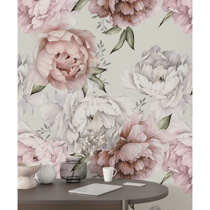 Papier peint motif XL - Motif floral