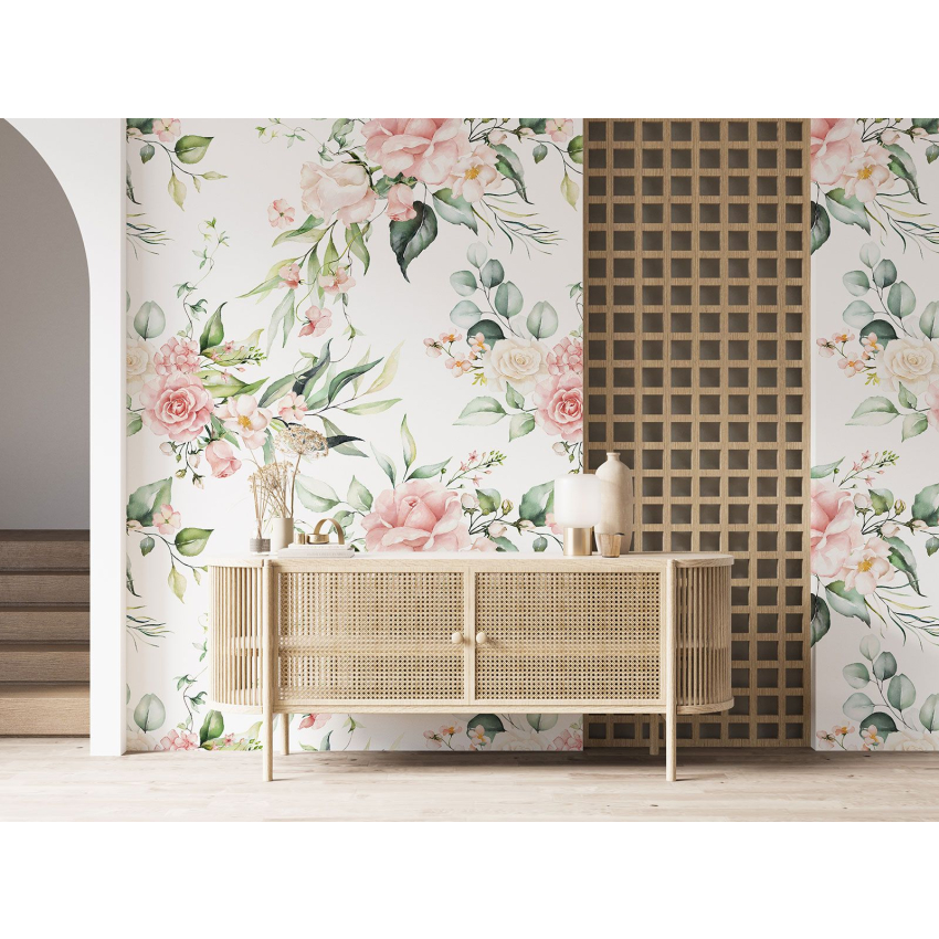 Papier peint motif XL - Motif floral
