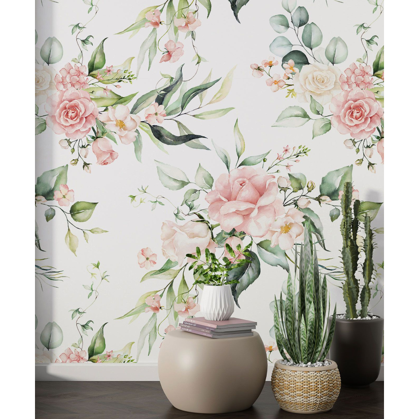 Papier peint motif XL - Motif floral