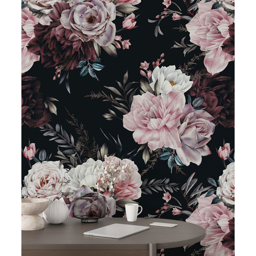Papier peint motif XL - Motif floral