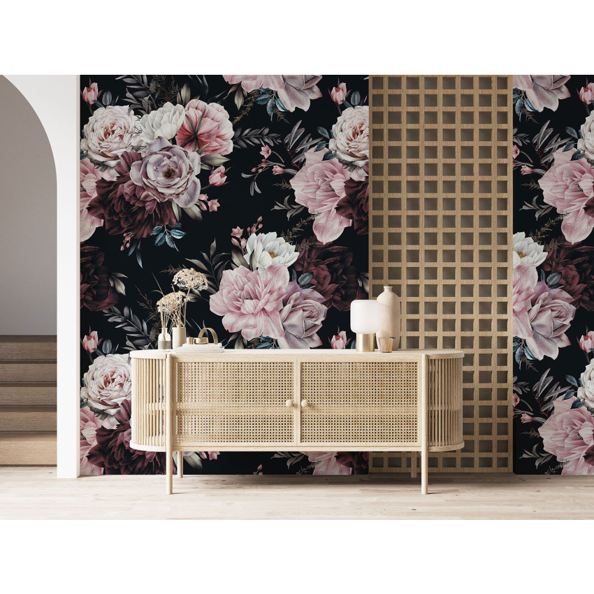 Papier peint motif XL - Motif floral