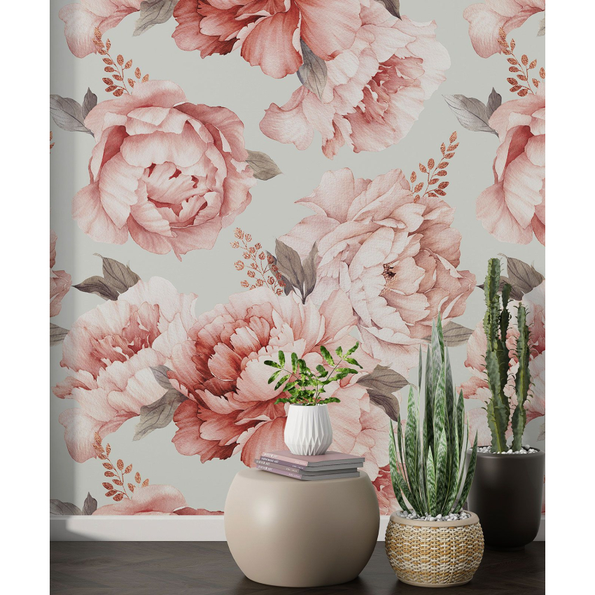Papier peint motif XL - Motif floral