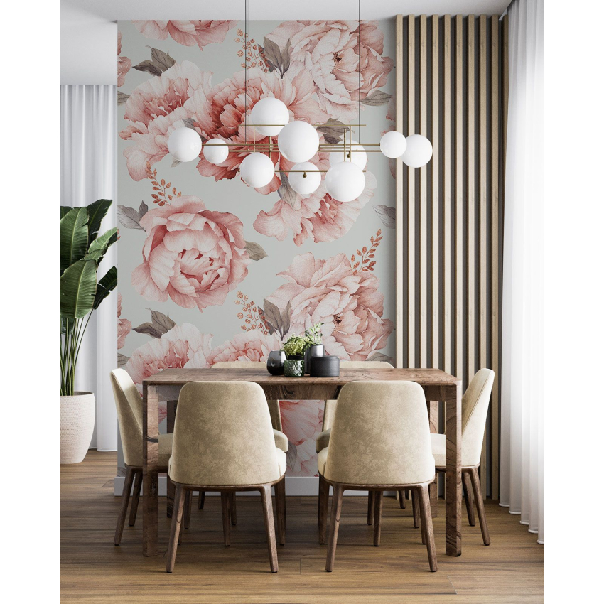 Papier peint motif XL - Motif floral