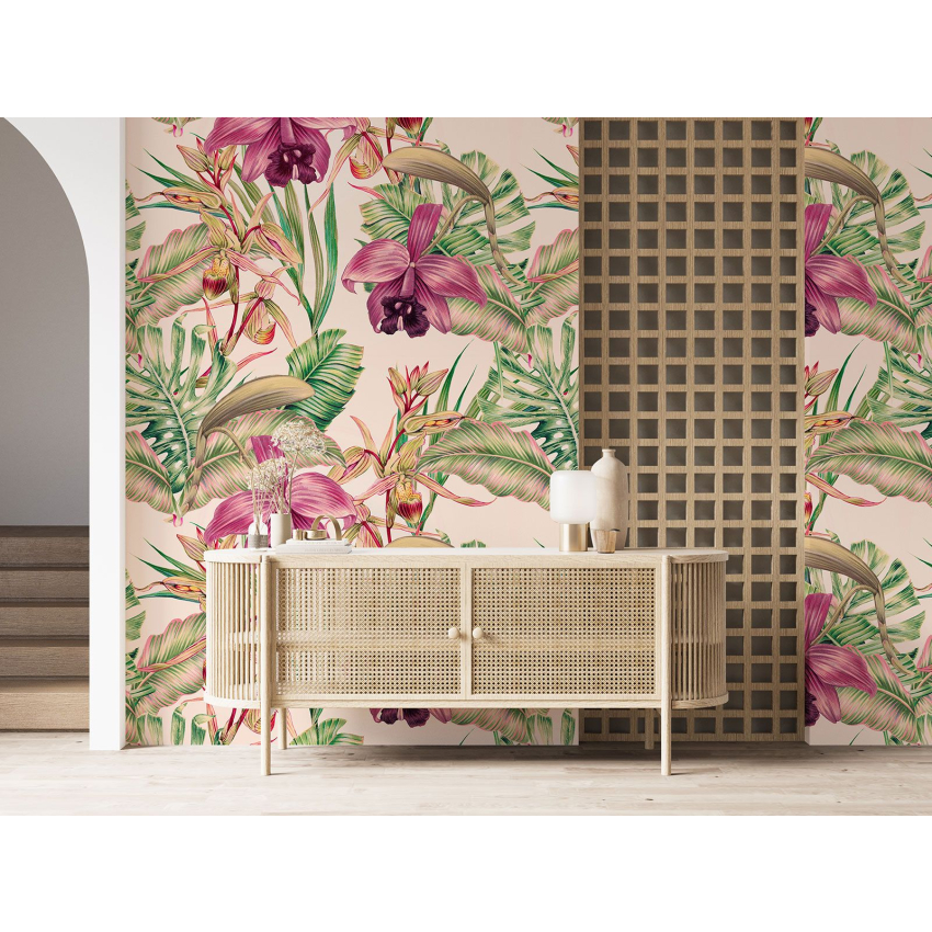 Papier peint motif XL - Motif floral