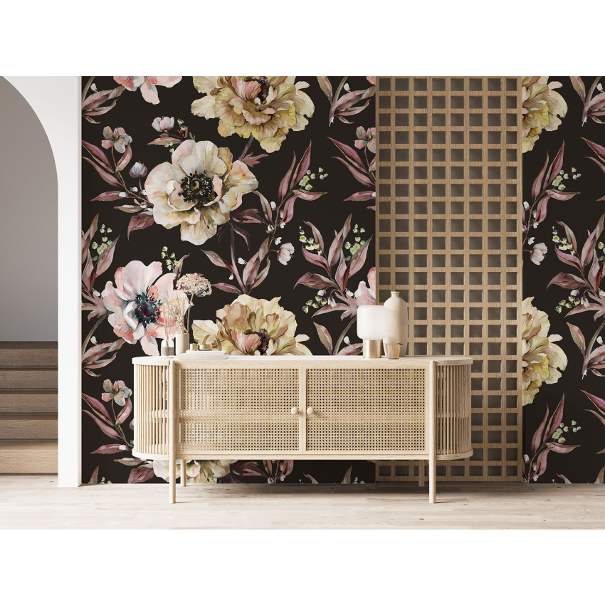 Papier peint motif XL - Motif floral