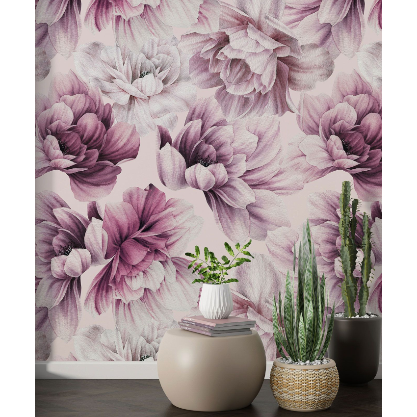Papier peint motif XL - Motif floral
