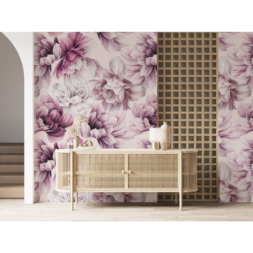 Papier peint motif XL - Motif floral