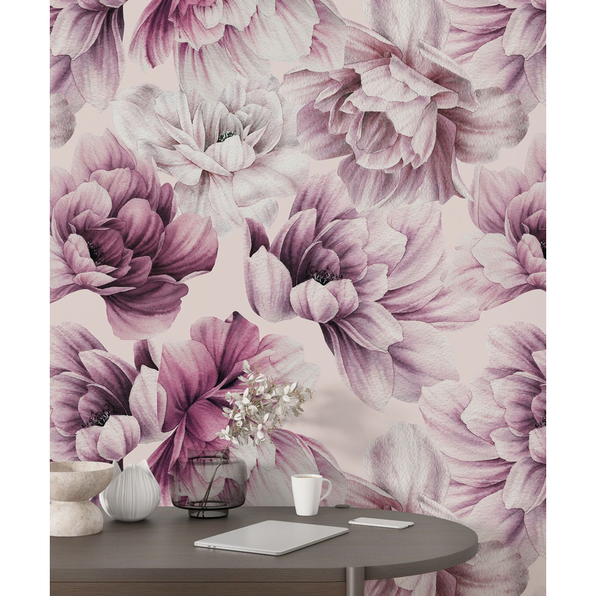 Papier peint motif XL - Motif floral