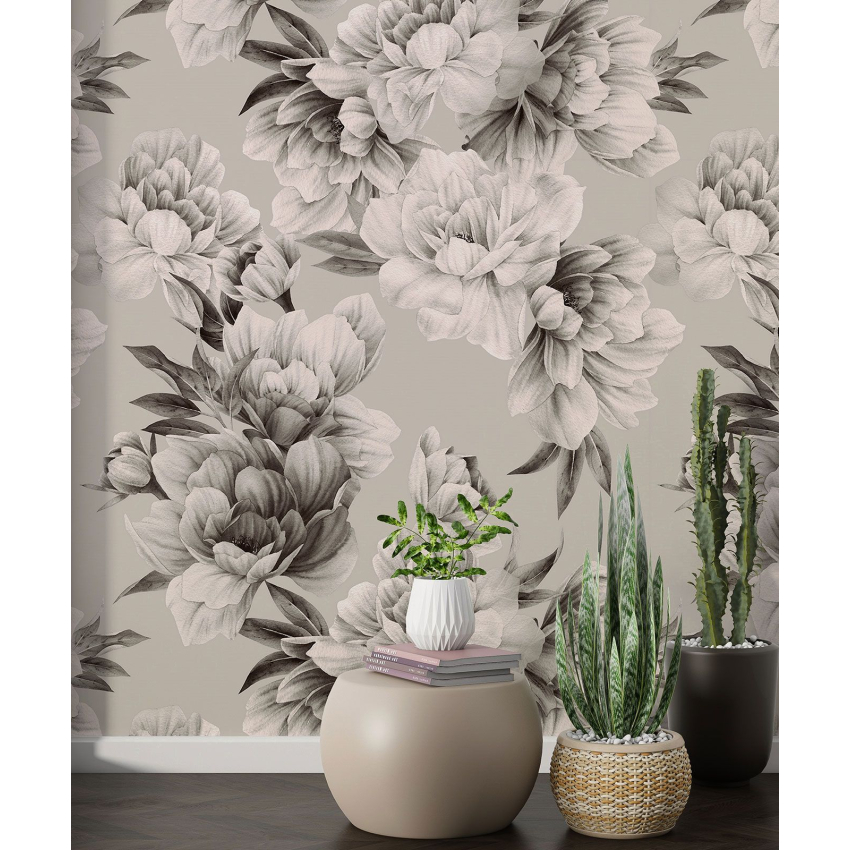 Papier peint motif XL - Motif floral
