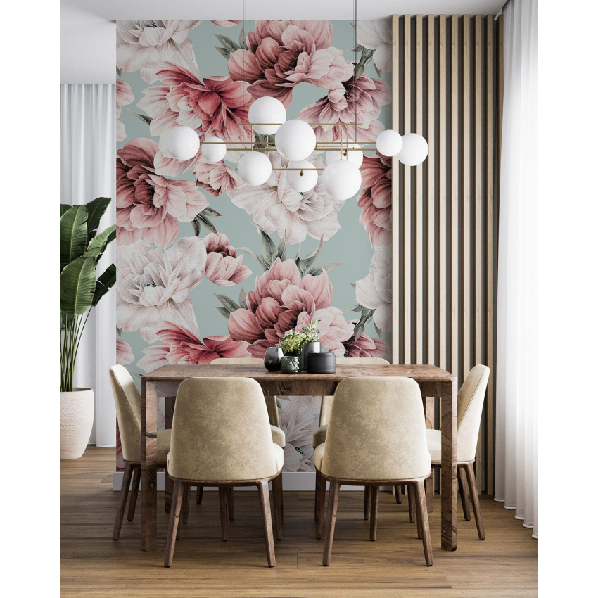 Papier peint motif XL - Motif floral