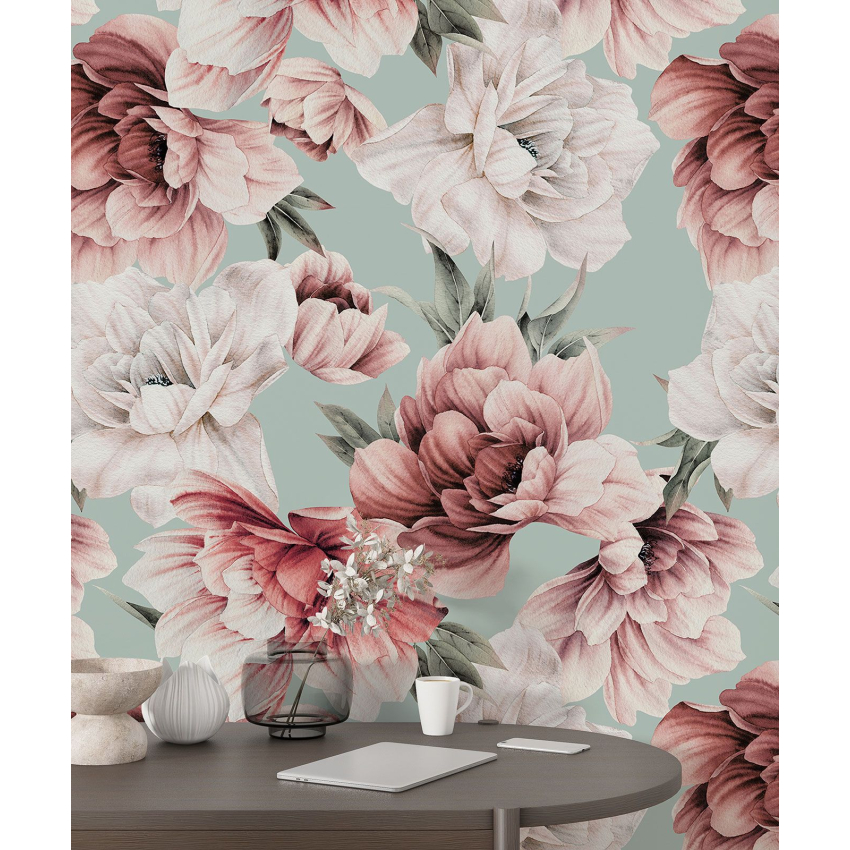 Papier peint motif XL - Motif floral