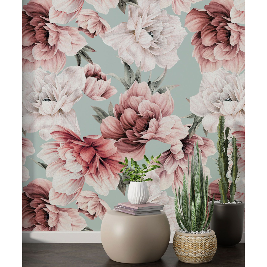 Papier peint motif XL - Motif floral