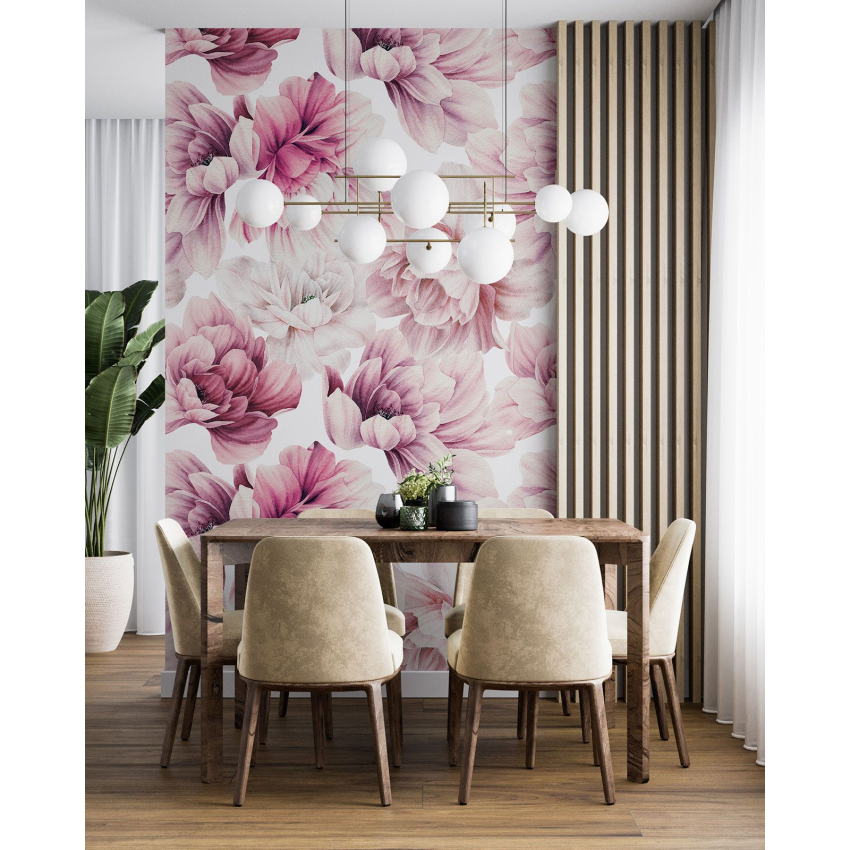 Papier peint motif XL - Motif floral