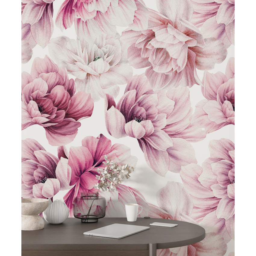 Papier peint motif XL - Motif floral