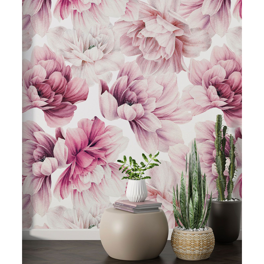 Papier peint motif XL - Motif floral