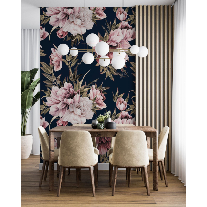 Papier peint motif XL - Motif floral