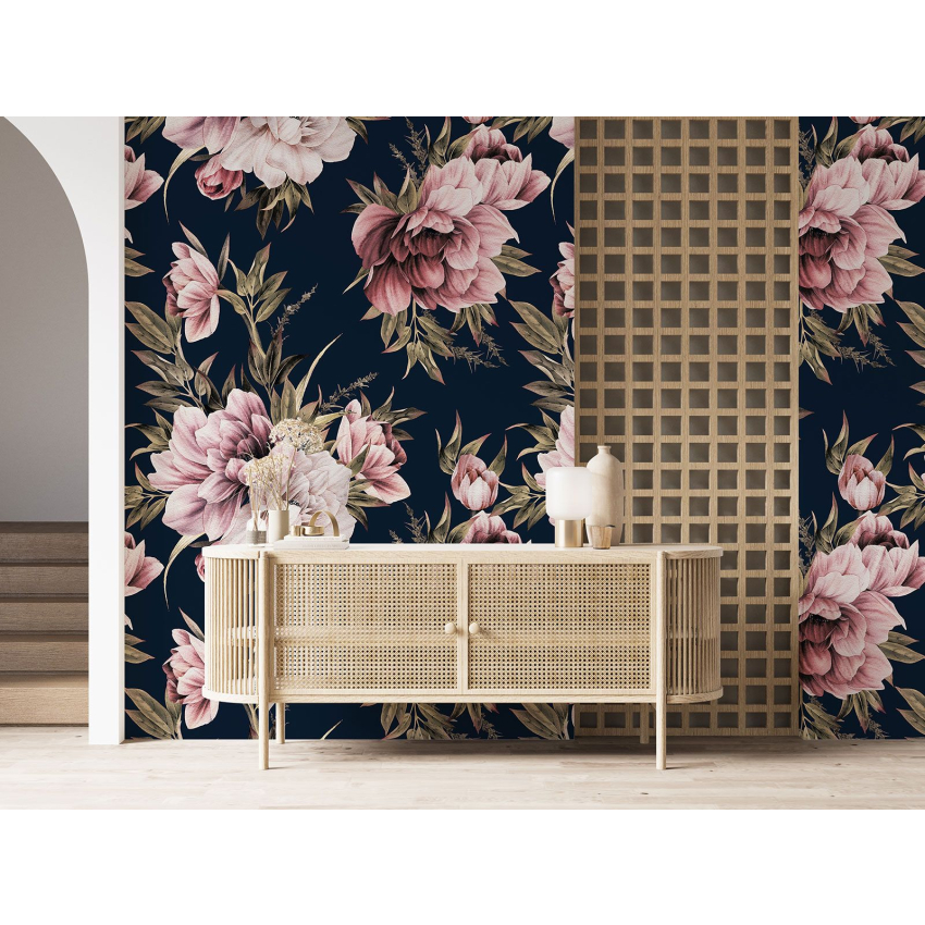 Papier peint motif XL - Motif floral