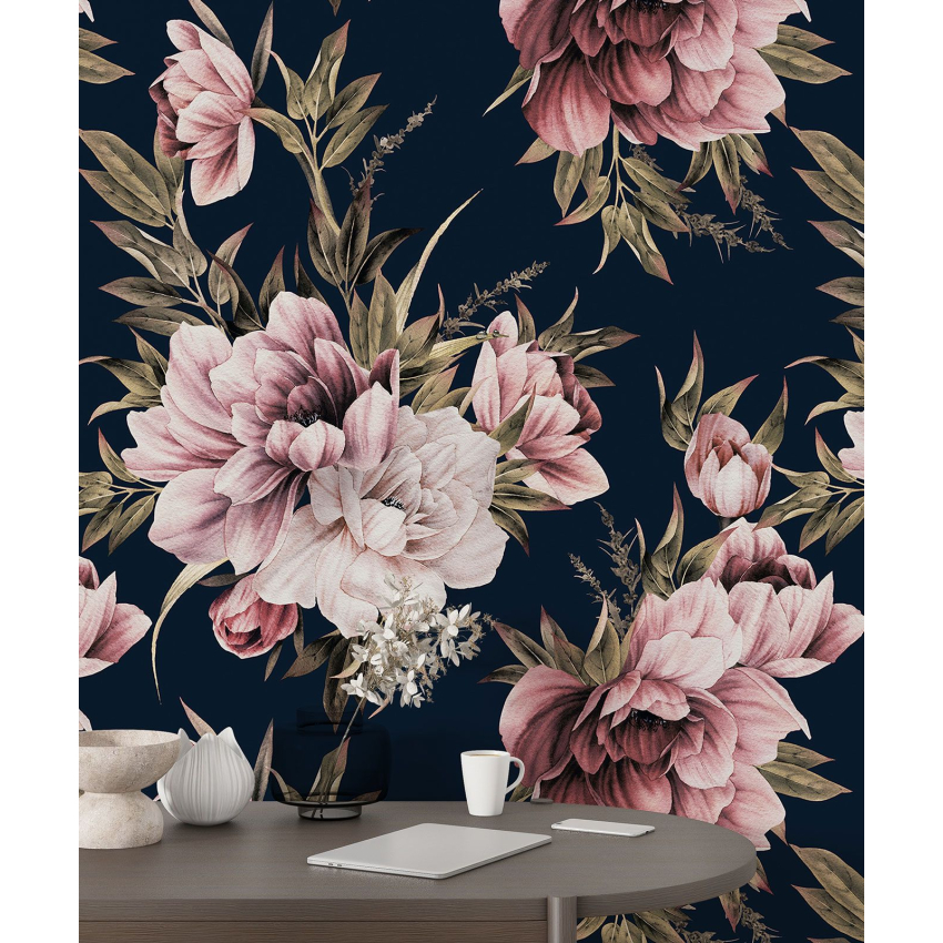 Papier peint motif XL - Motif floral