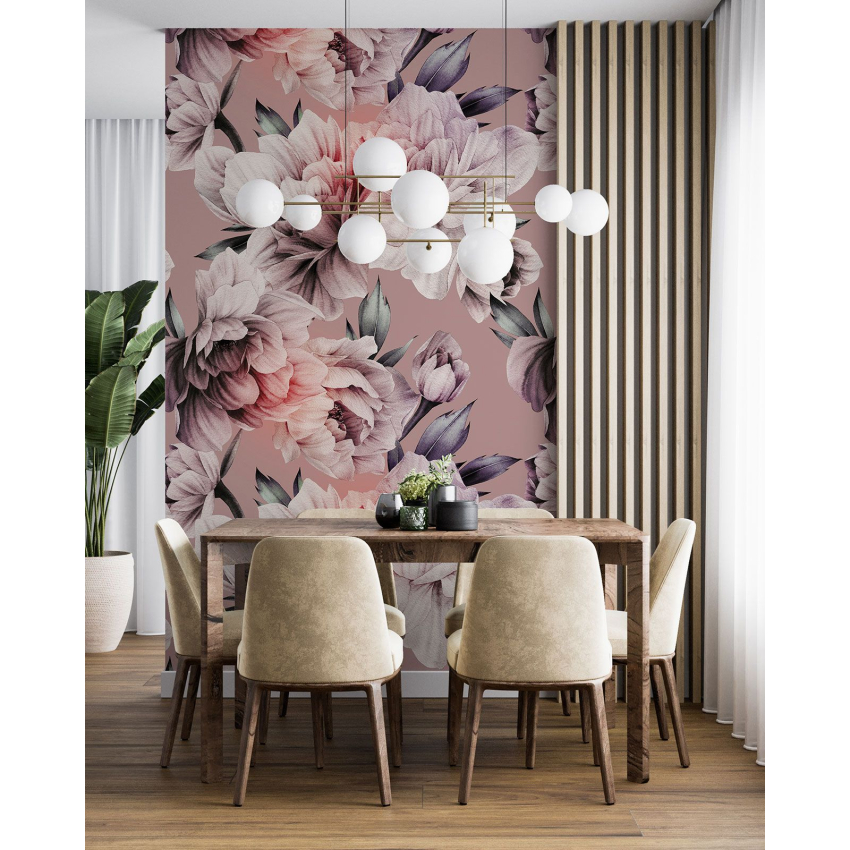 Papier peint motif XL - Motif floral