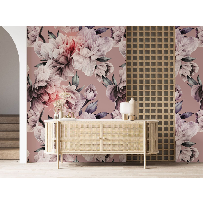 Papier peint motif XL - Motif floral