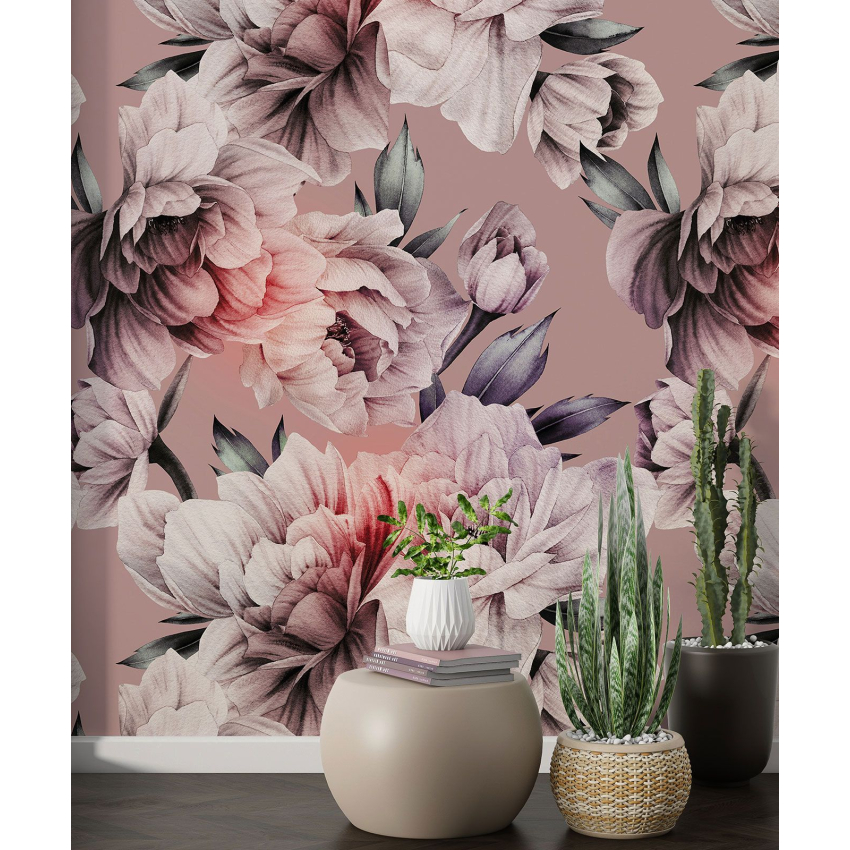 Papier peint motif XL - Motif floral