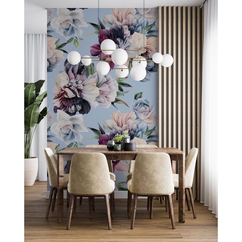 Papier peint motif XL - Motif floral