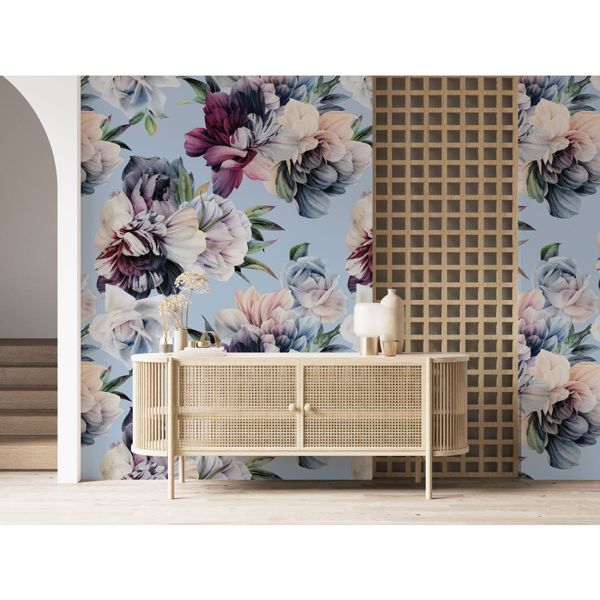 Papier peint motif XL - Motif floral