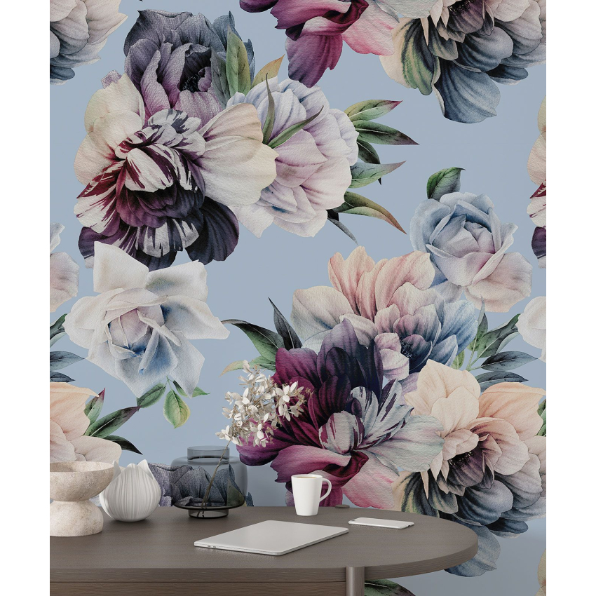 Papier peint motif XL - Motif floral