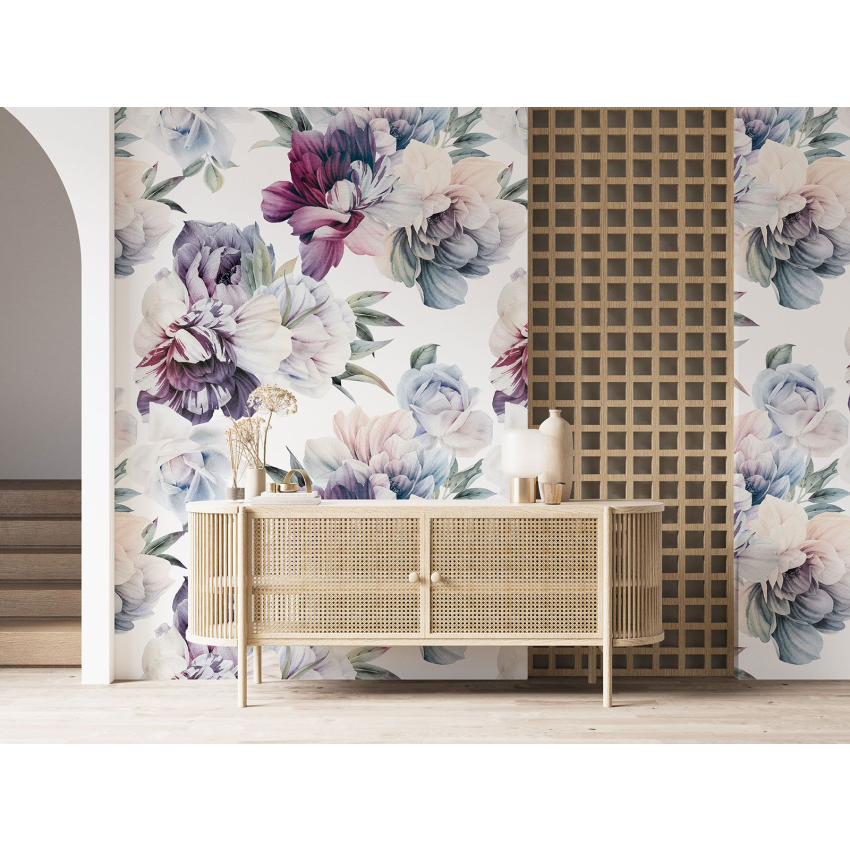 Papier peint motif XL - Motif floral
