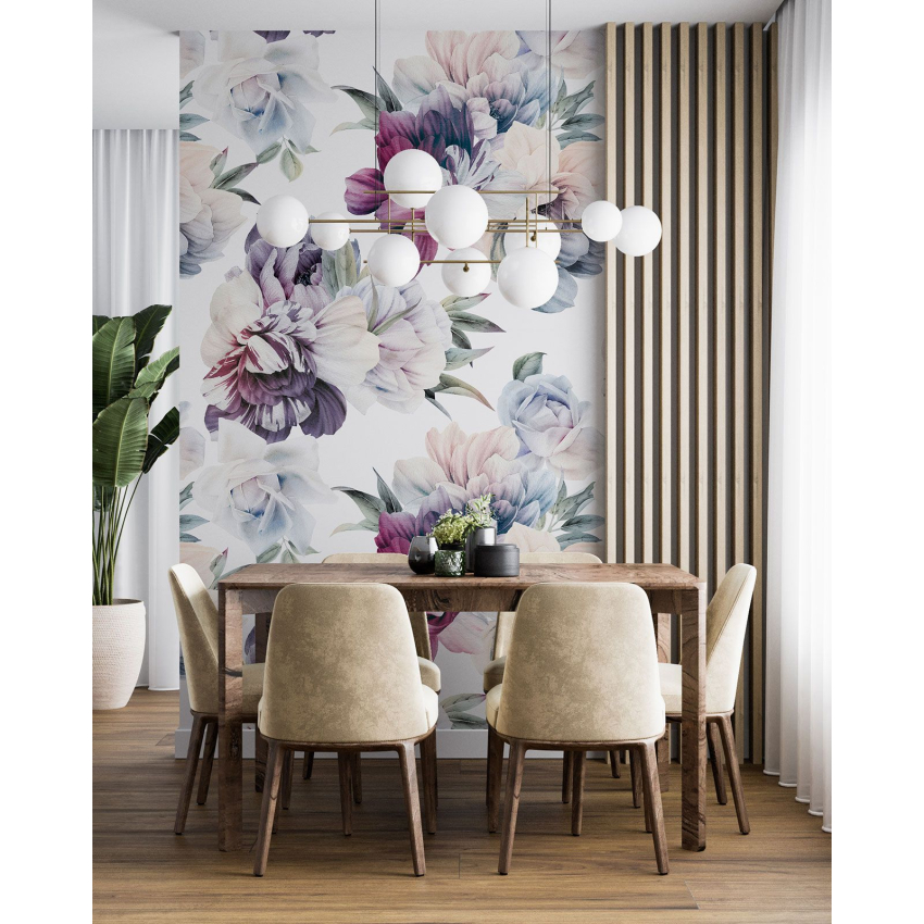 Papier peint motif XL - Motif floral