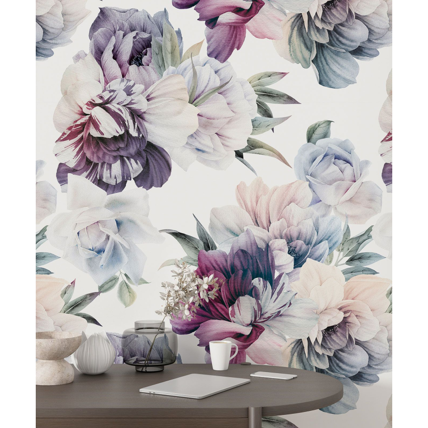 Papier peint motif XL - Motif floral