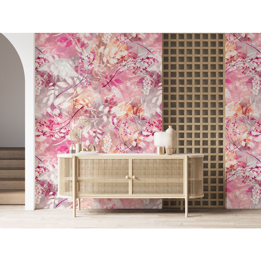 Papier peint motif XL - Motif floral