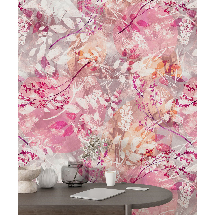 Papier peint motif XL - Motif floral