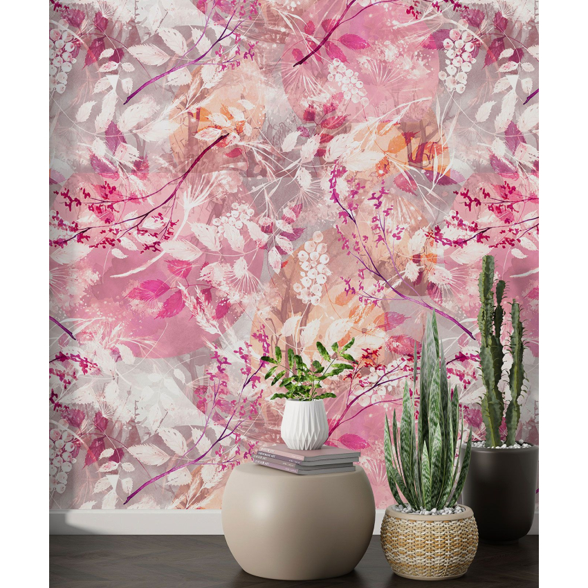 Papier peint motif XL - Motif floral