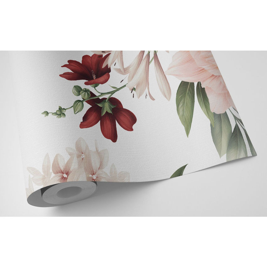 Papier peint motif XL - Motif floral