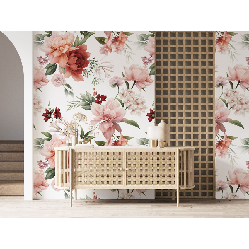 Papier peint motif XL - Motif floral