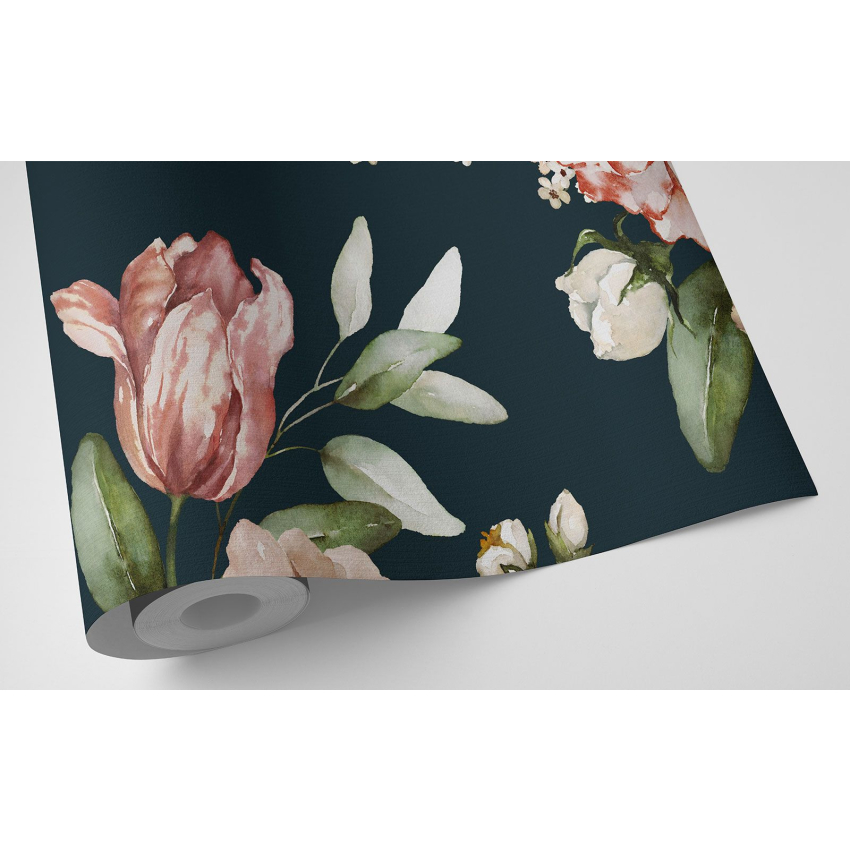 Papier peint motif XL - Motif floral