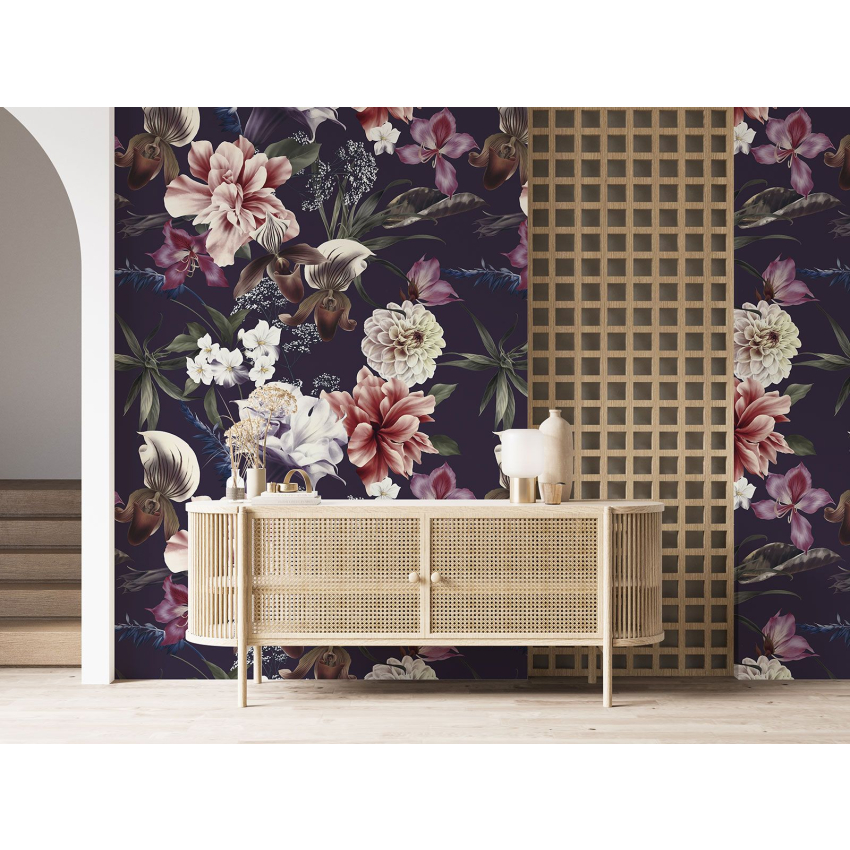 Papier peint motif XL - Motif floral