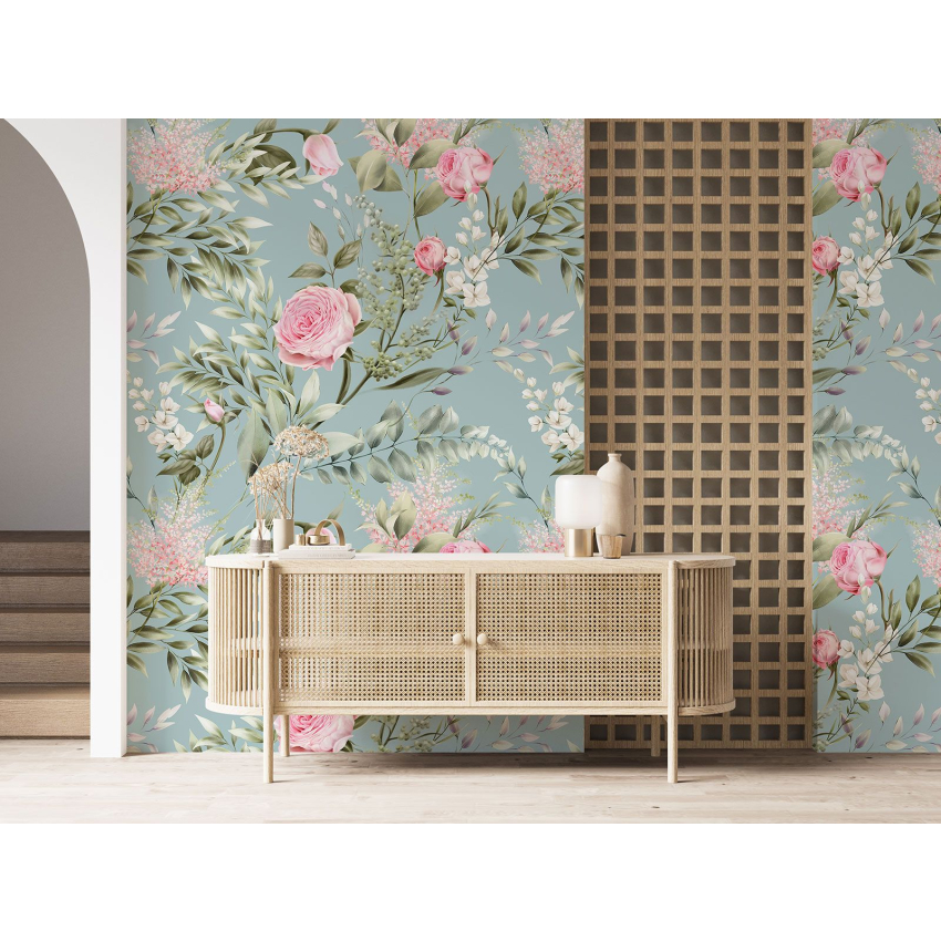 Papier peint motif XL - Motif floral