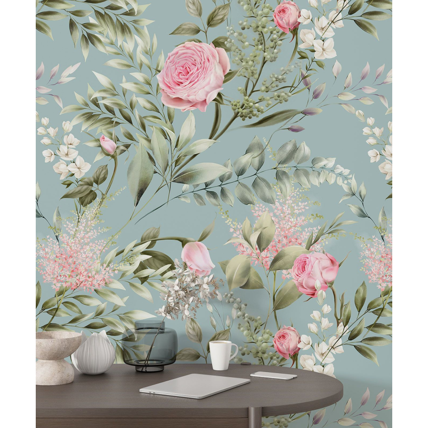 Papier peint motif XL - Motif floral