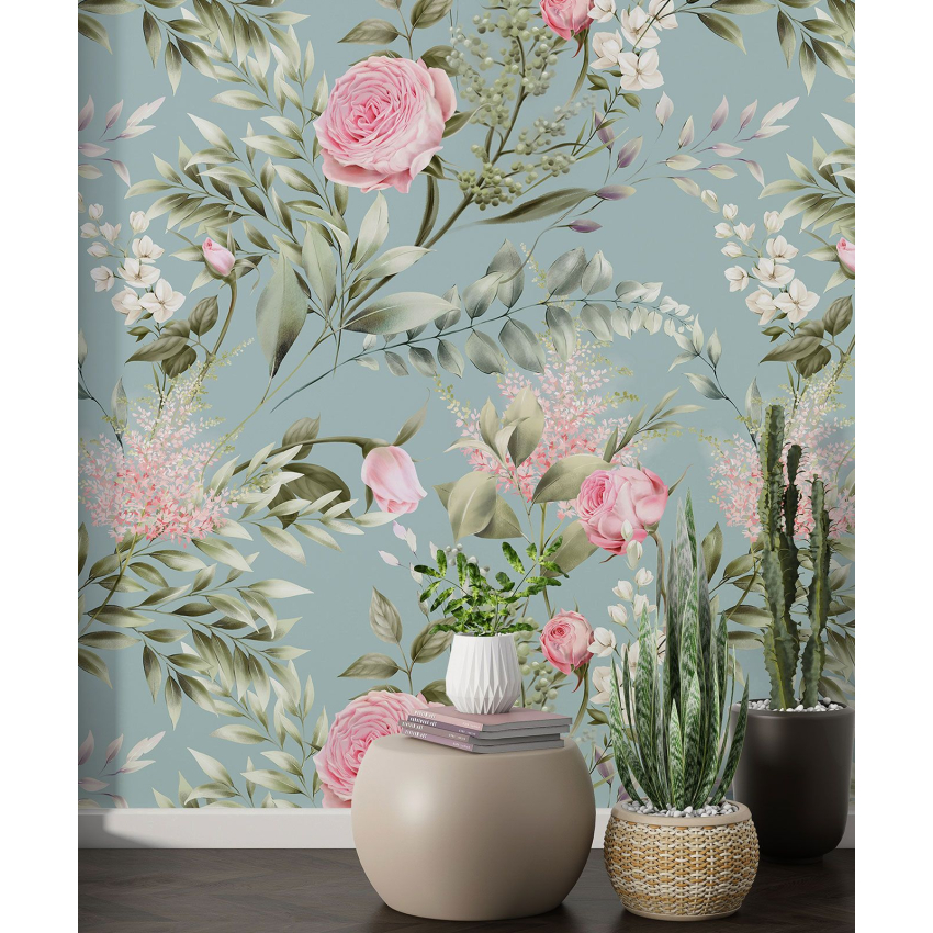 Papier peint motif XL - Motif floral