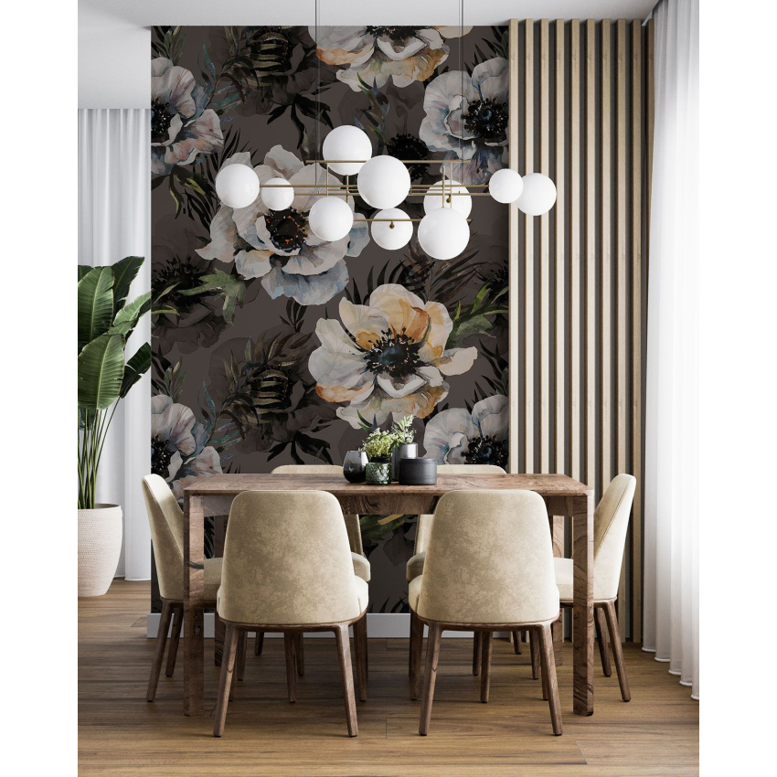 Papier peint motif XL - Motif floral