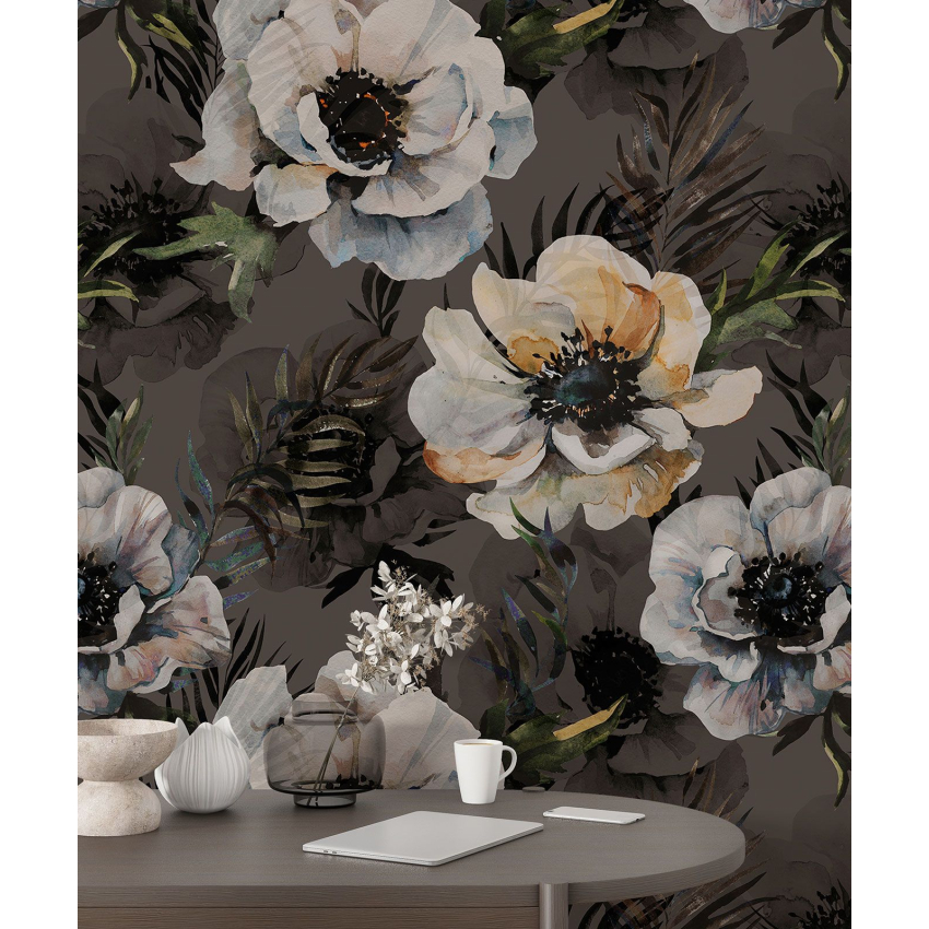 Papier peint motif XL - Motif floral