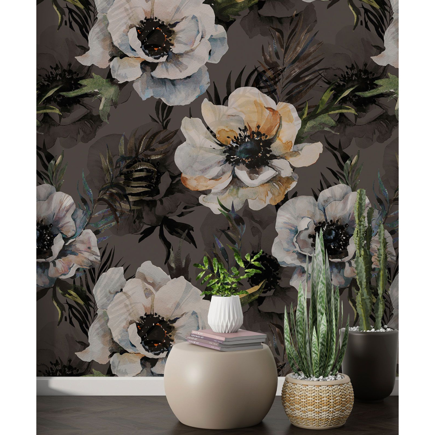 Papier peint motif XL - Motif floral