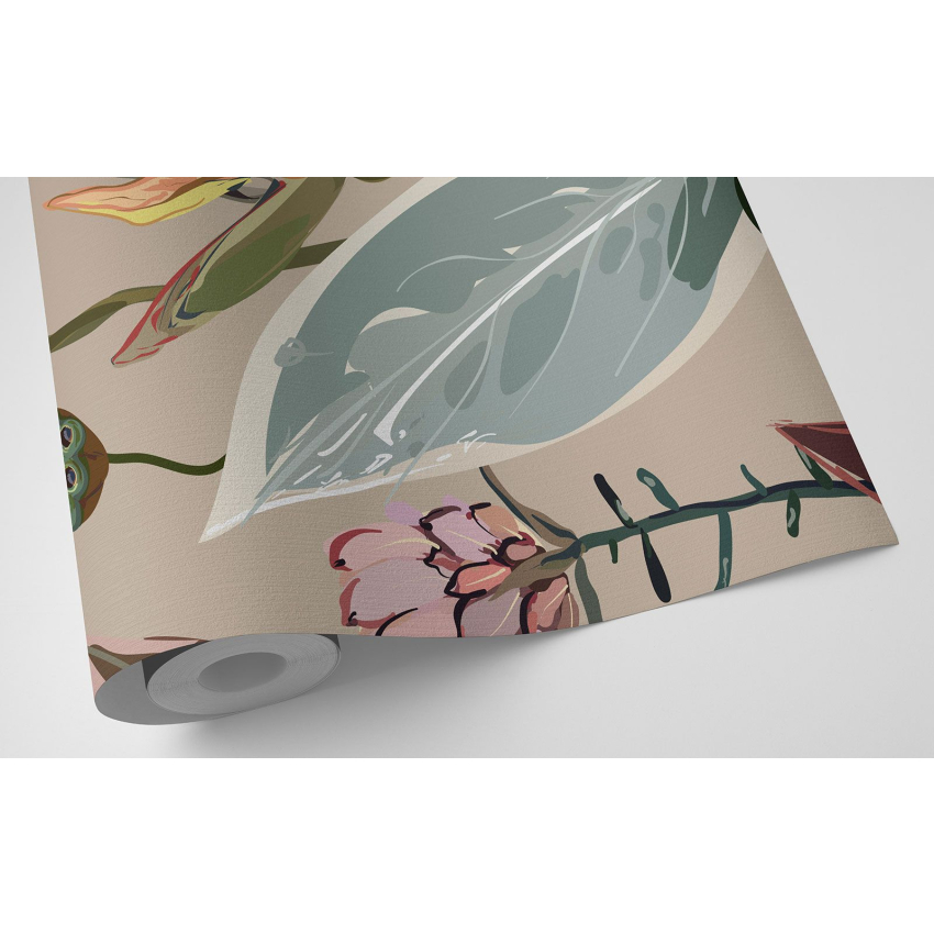Papier peint motif XL - Motif floral