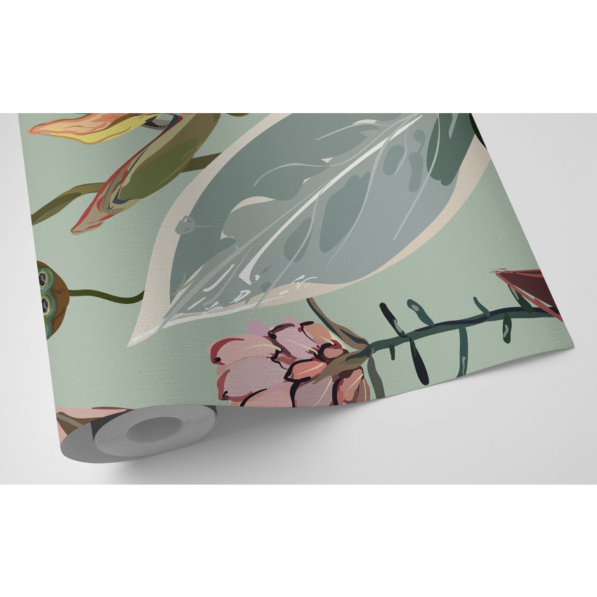 Papier peint motif XL - Motif floral